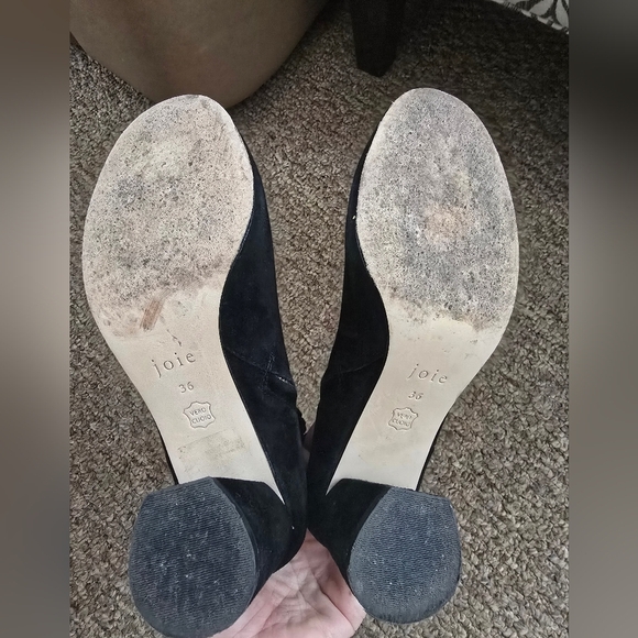 Joie Black Suede Ankle Boots - Picture 11 of 11